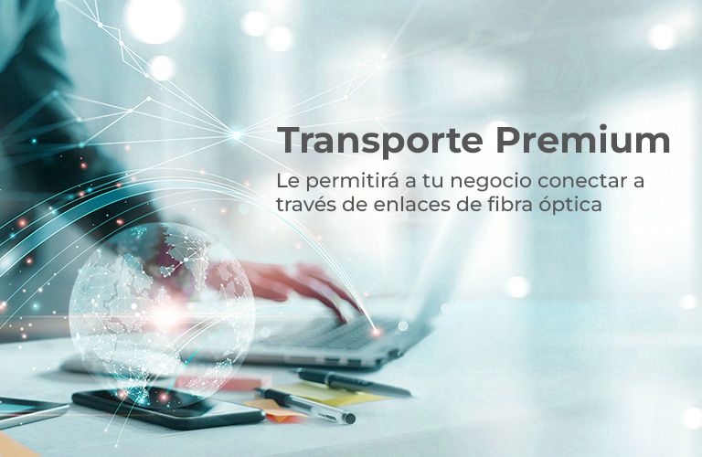 Le permitirá a tu negocio conectar a través de enlaces de fibra óptica
