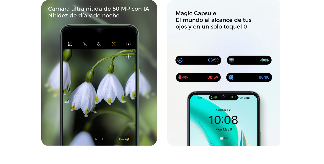 Almacenamiento extra grande de 8GB + 256GB