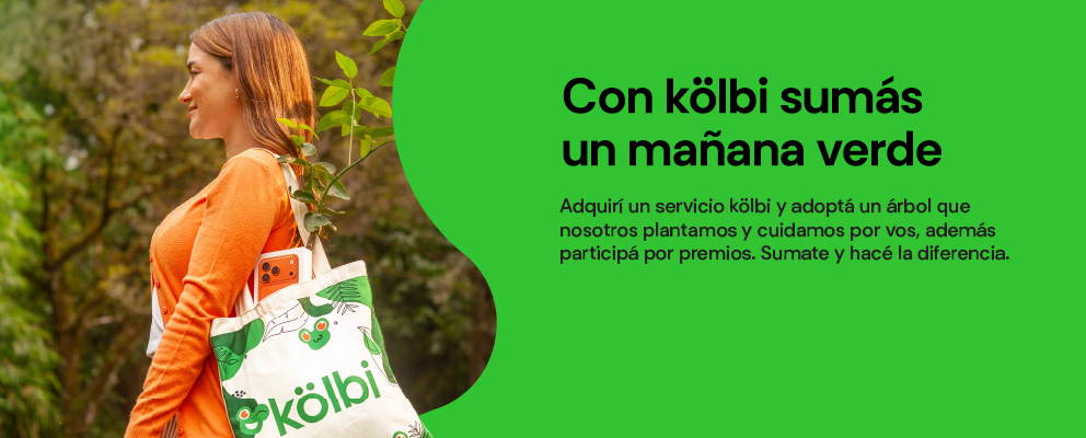 Con kölbi sumás un mañana verde