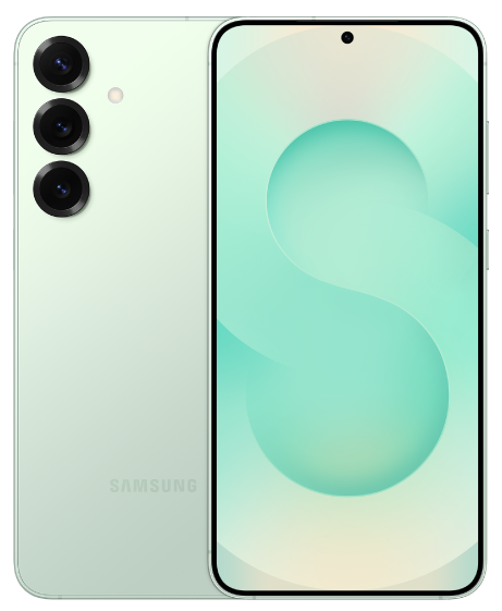 Samsung S25 plus vista frontal y trasera