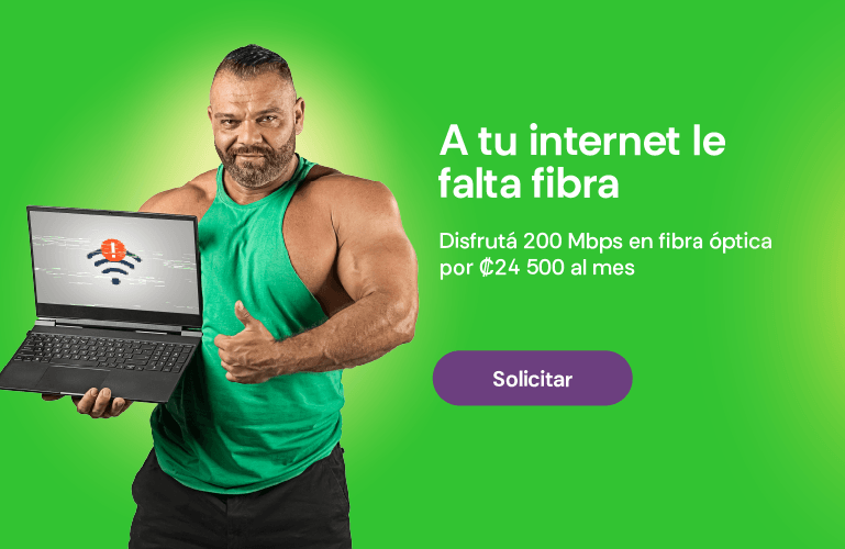 A tu internet le falta fibra: 200 Mbps con fibra óptica por solo ¢24 500