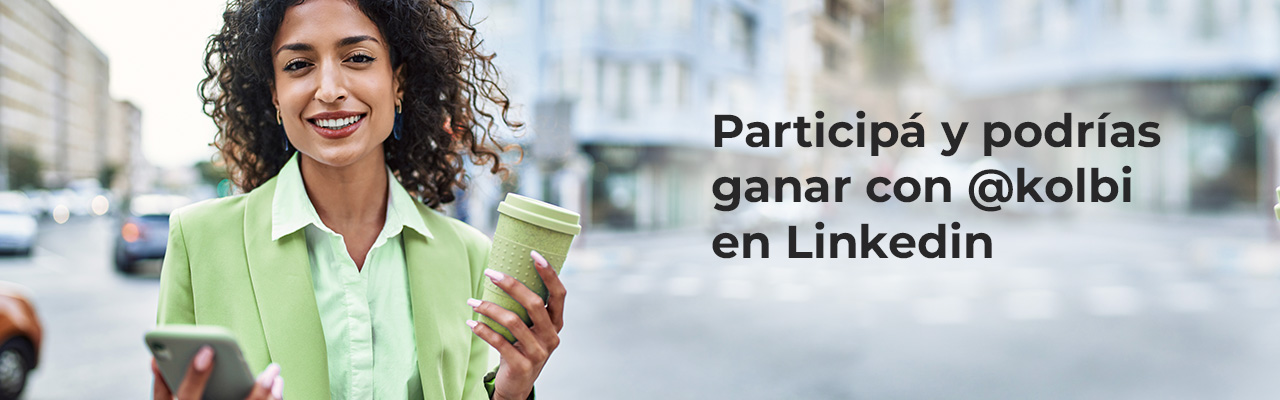 Participá y podrías ganar con kolbi.cr en Linkedin