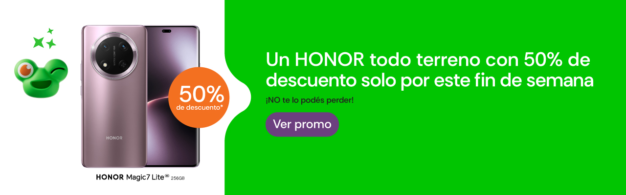 Un HONOR todo terreno con 50% de descuento solo por este fin de semana