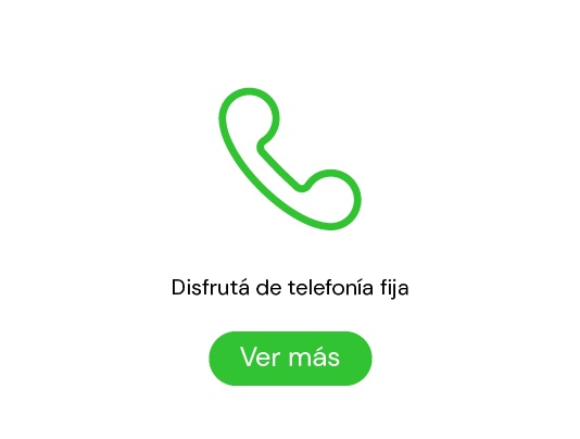 Disfrutá de la telefonía fija convencional e IP