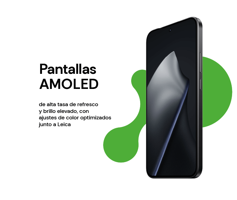 Pantalla AMOLED de alta tasa de refresco y brillo elevado