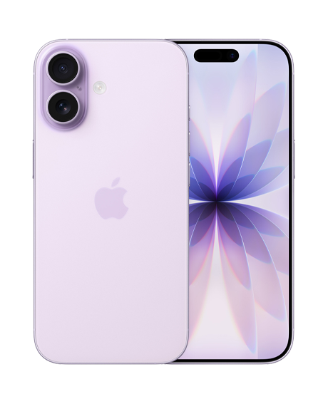 iPhone 16 vista frontal y trasera
