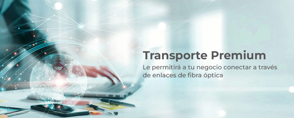 Le permitirá a tu negocio conectar a través de enlaces de fibra óptica