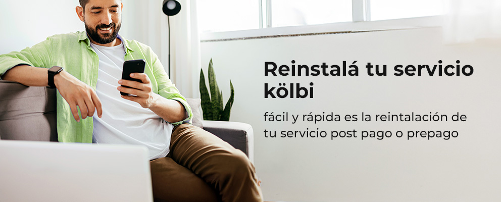 Reinstalación del servicio