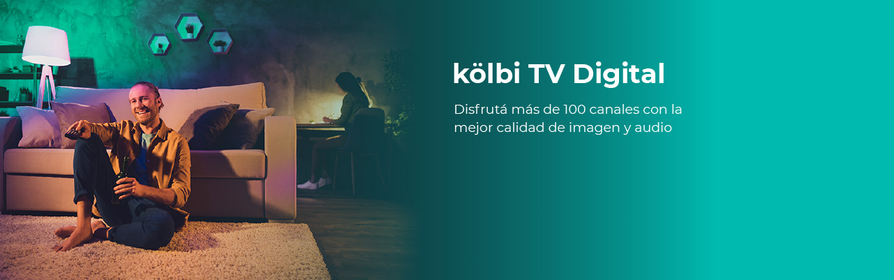 kölbi TV Digital. Disfrutá más de 100 canales con la mejor calidad de imagen y audio