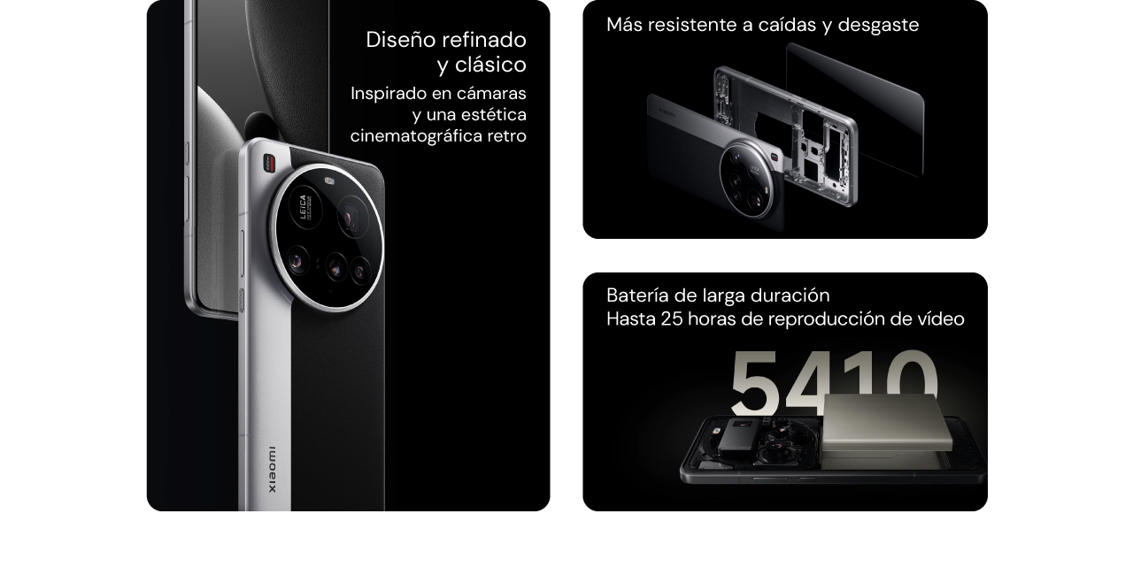 Más resistente a caídas y desgaste