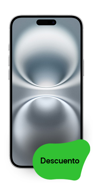 iPhone 16 Plus vista frontal