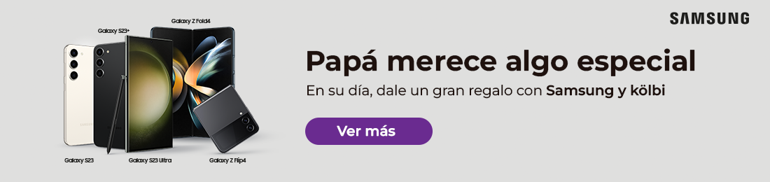 ¡Papá merece algo especial! En su día, dale un gran regalo con samsung y kölbi. Ver más