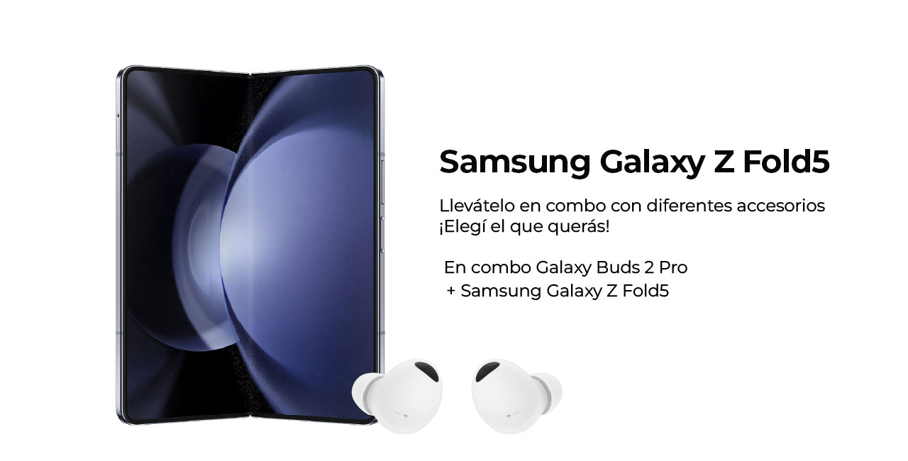 Samsung Galaxy Z Fold5, llevátelo en combo con diferentes accesorios.