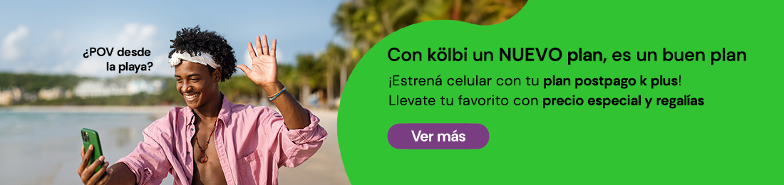 Activá tu nuevo plan postpago k2 plus o superior y disfrutá precios especiales y regalías 
