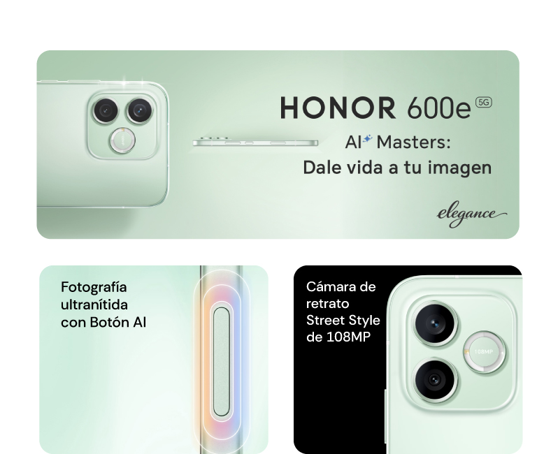 HONOR 600e AI Masters: Dale vida a tu imagen
