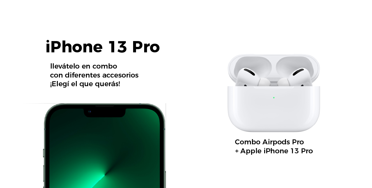 Combo Airpods Pro + Apple iPhone 13 Pro