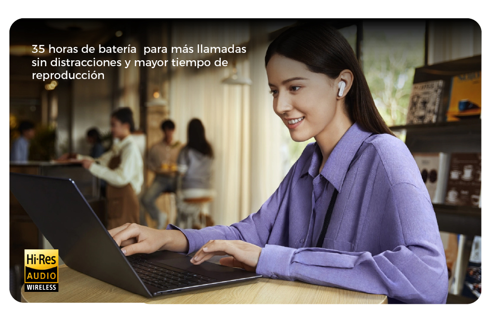 35 horas de batería