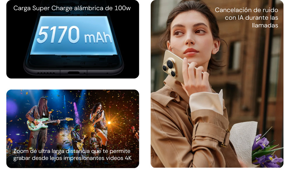 Carga Super Charge alámbrica de 100w