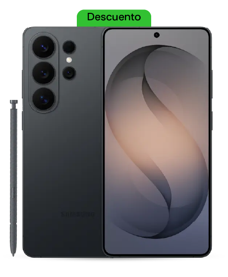 Galaxy S26 Ultra vista frontal y trasera