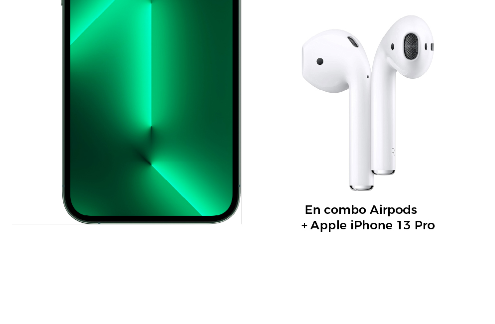 Combo Airpods + Apple iPhone 13 Pro