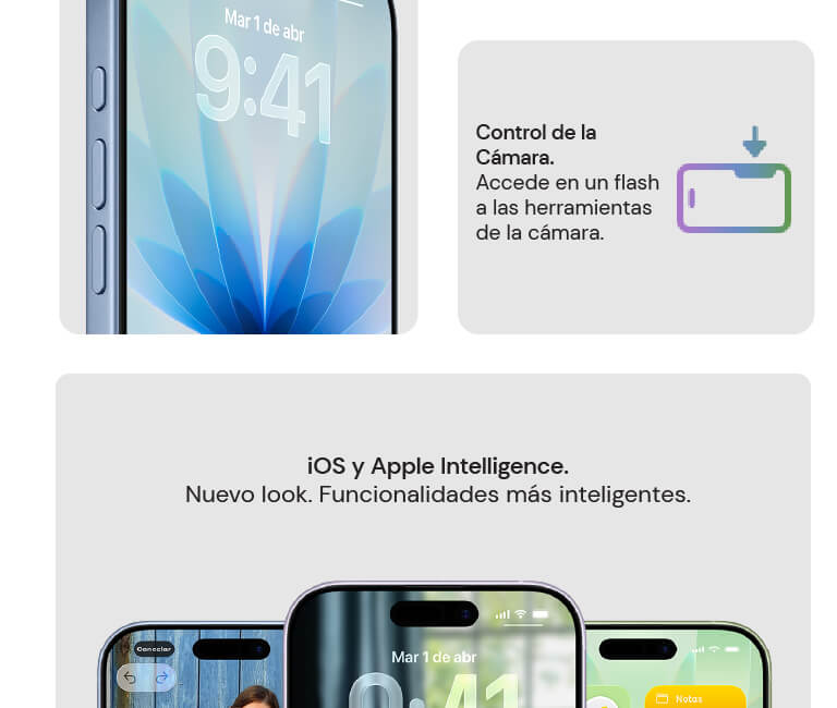 iPhone 17 con iOS y Apple Inteligence