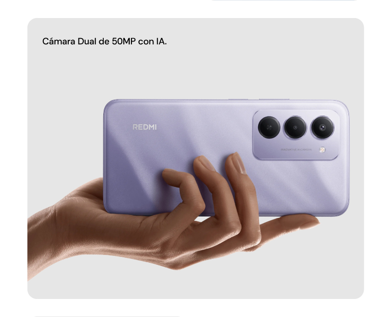 Cámara dual de 50MP con IA