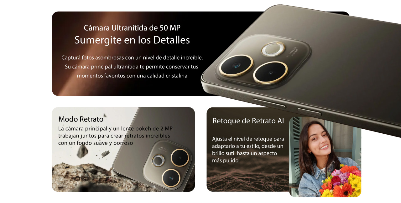 Cámara Ultranítida de 50 MP