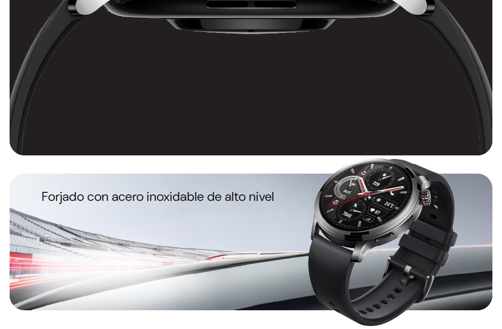 HONOR Watch 4 Pro: forjado con acero inoxidable de alto nivel