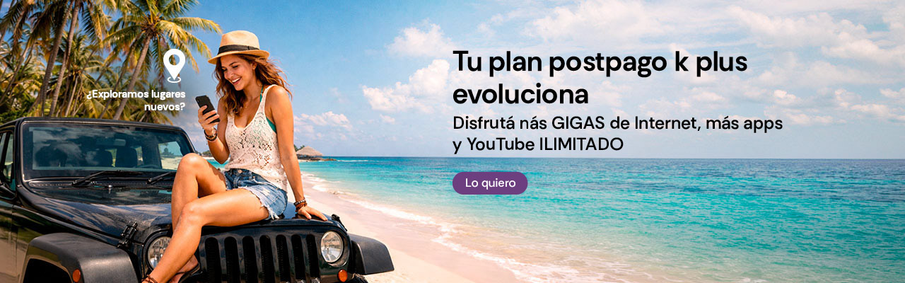 Disfrutá más gigas de Internet, más apps y YouTube ilimitado