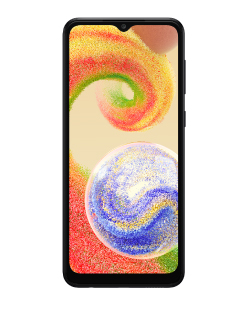 Samsung A04 LTE vista frontal