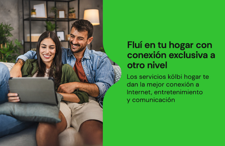 Solicitá acá tus servicios kölbi hogar y disfrutá la conexión exclusiva a otro nivel