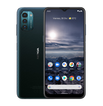Nokia G21 vista frontal y trasera