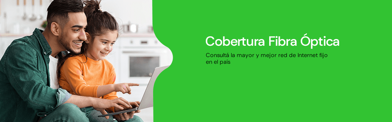 Saltemos juntos: nosotros te cubrimos con la mayor y mejor red de Internet fijo con fibra óptica