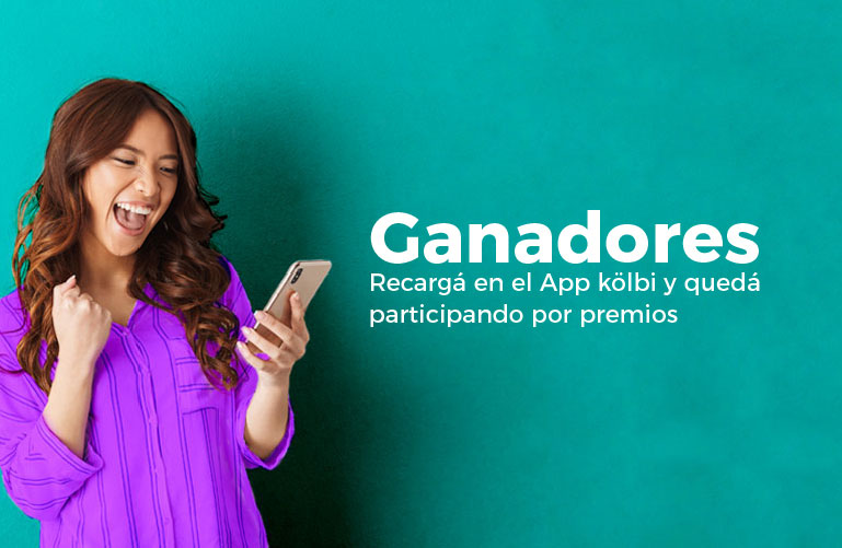 Recargá en el App kölbi y queda participando por premios