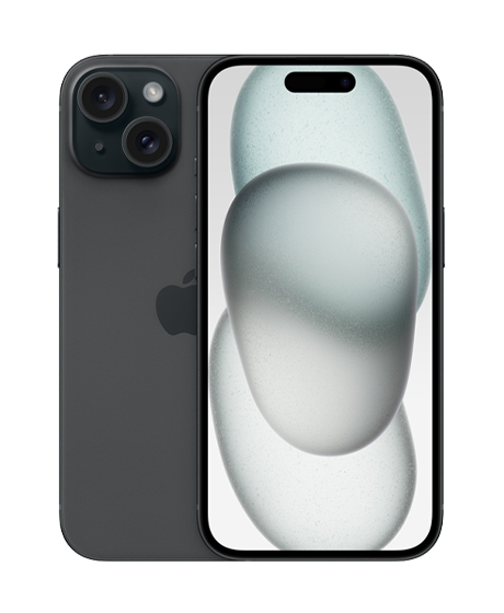 iPhone 15 vista frontal y trasera