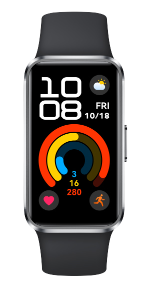 Huawei Band 10 vista frontal