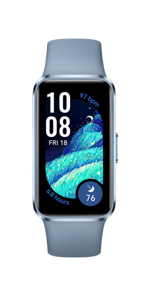 Huawei Band 10 vista frontal