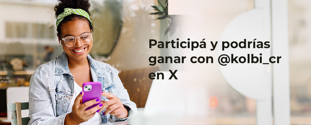 Participá y podrías ganar con kolbi.cr en X