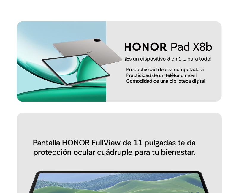 Honor Pad X8b &iexcl;Es un dispositivo 3 en 1&hellip; para todo!