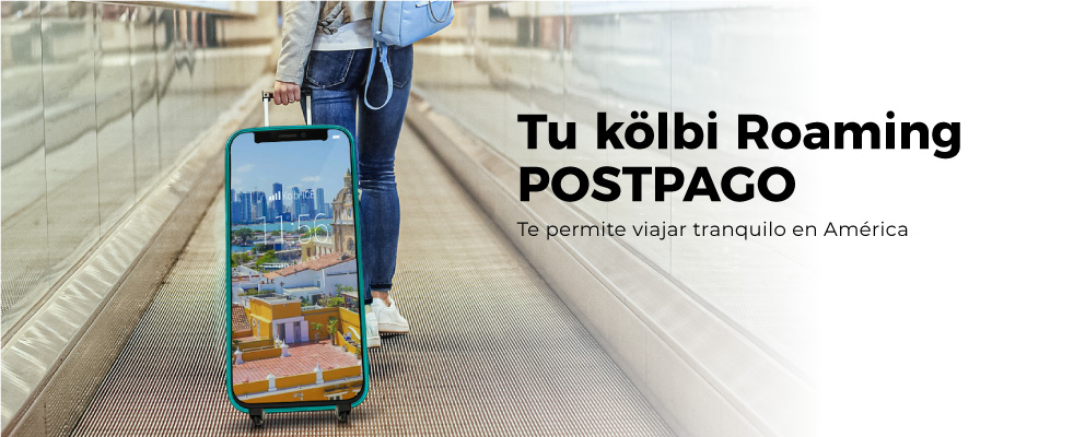 Roaming postpago te conecta en América* al mismo precio. Hablá y navegá más, pagando menos. 