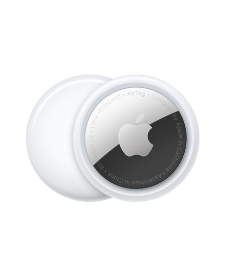 Apple Airtag vista frontal y trasera