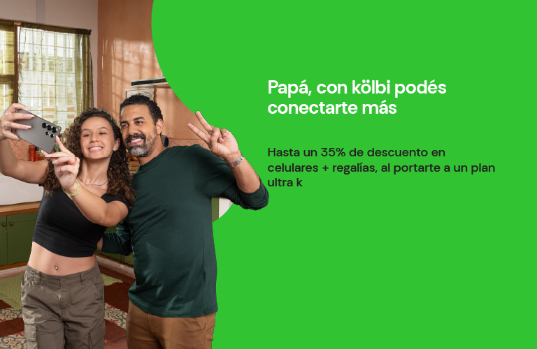 Papá con kölbi podés más