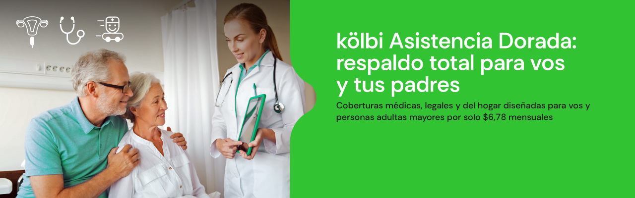kölbi Asistencia Dorada: respaldo total para vos y tus padres