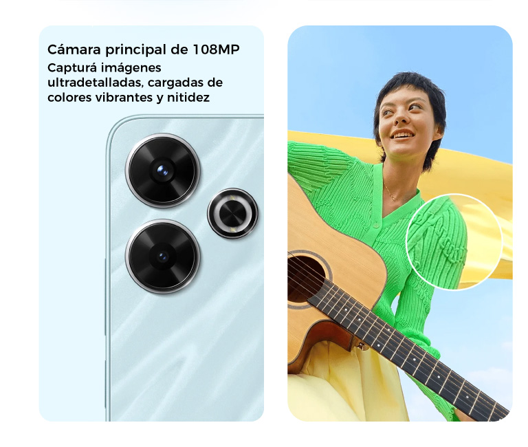 Cámara principal de 108MP