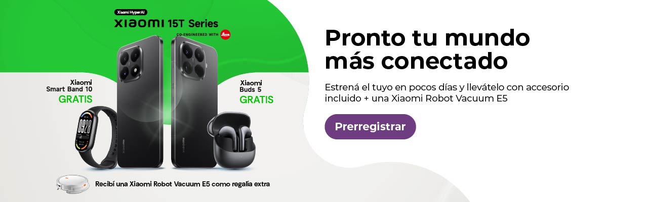 Xiaomi 15T Series: estrená el tuyo en pocos días y llevátelo con accesorio incluido + una Xiaomi Vacuum E5