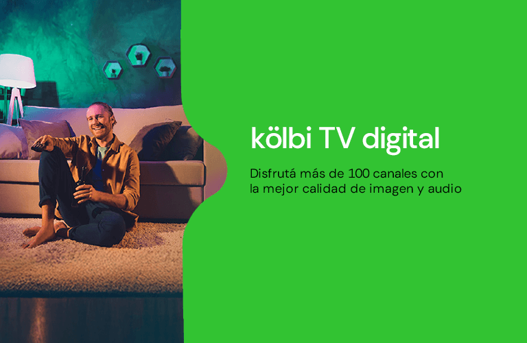 kölbi TV Digital. Disfrutá más de 100 canales con la mejor calidad de imagen y audio