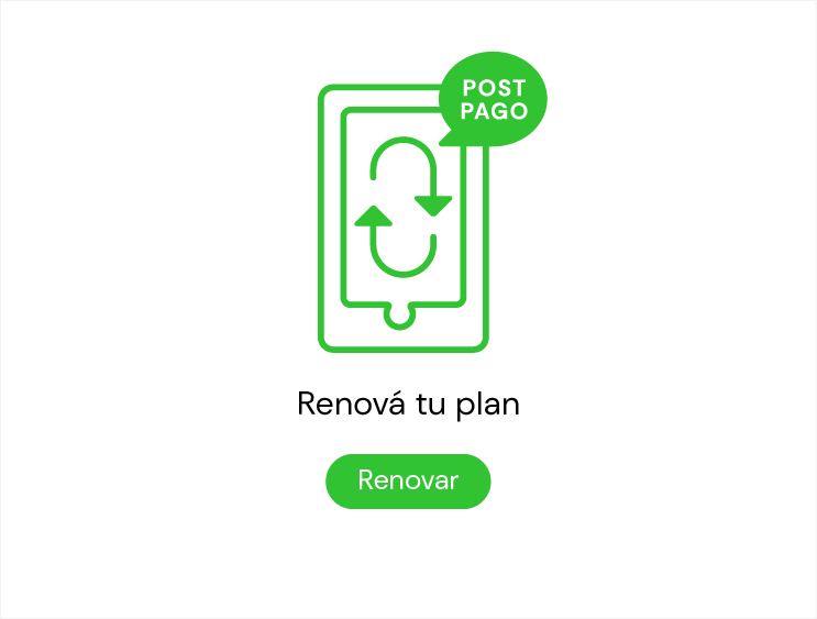 Ingresá acá y renová tu plan postpago para tener más beneficios GRATIS