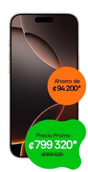 iPhone 16 Pro Max vista frontal