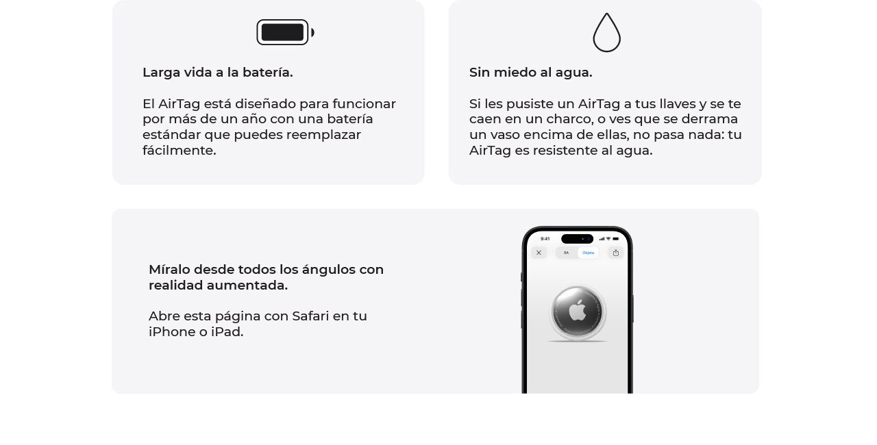 Bataria hasta 30 horas de audio con el estuche y hasta 5 con una sola carga