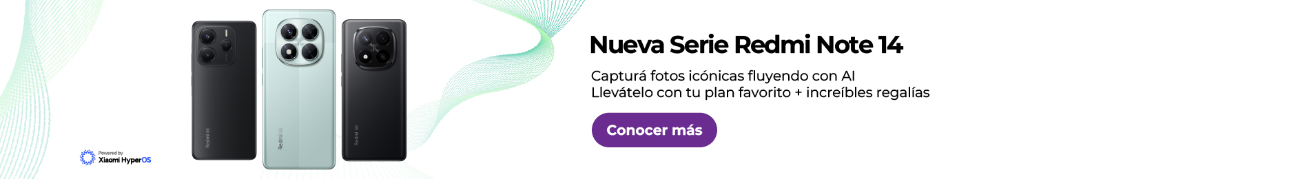 Nueva Serie Redmi Note 14: capturá fotos icónicas fluyendo con AI  